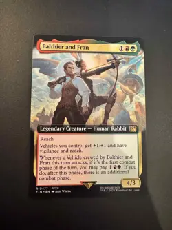 Balthier and Fran Final Fantasy Extended Art Rare - Image 1