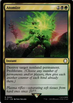 MTG Atomize (94) | NM | Universes Beyond: Fallout {PIP} - Image 1