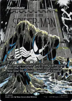 MTG Reanimate (Borderless) (20) | NM | Marvel Eternal-Legal {MAR} - Image 1