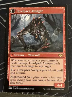 1x Ill-Tempered Loner Howlpack Avenger Innistrad: Crimson Vow LP MTG Magic x1 - Image 4