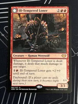 1x Ill-Tempered Loner Howlpack Avenger Innistrad: Crimson Vow LP MTG Magic x1 - Image 5