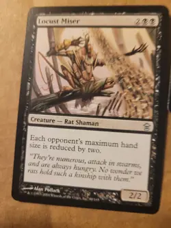 LOCUST MISER MTG Saviors of Kamigawa Magic Rat Shaman (80/165) LP BULK DISCOUNT - Image 1