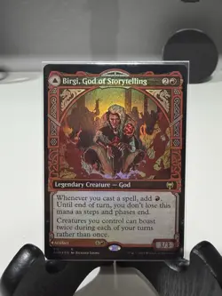 Birgi, God of Storytelling (Showcase) Kaldheim Foil - Image 1