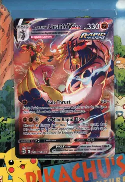 Pokemon TCG Rapid Strike Urshifu VMAX TG21/TG30 Brilliant Stars Holo NM/M - Image 1