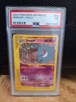 2003 POKEMON SKYRIDGE #H9 GENGAR-HOLO PSA 7 - Image 1