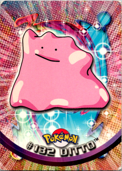 POKEMON - 2000 Topps Chrome TV Animation Edition Series 2 #132 DITTO NON HOLO - Image 1