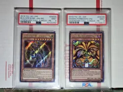 2012 Yugioh LCYW Exodia & Black Luster Soldier Envoy Of The Beginning PSA 9 - Image 1