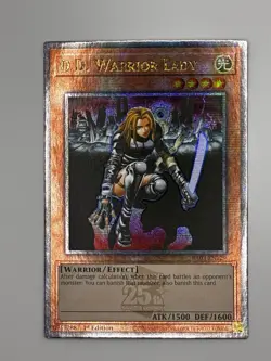 D.D. Warrior Lady - RA03-EN129 - Quarter Century Secret Rare (NM) - Yugioh QCR - Image 2