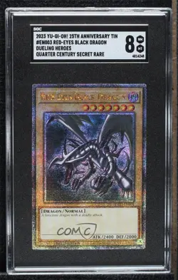 Red Eyes Black Dragon Limited Edition QCSR YuGiOh 25th Dueling Heroes SGC 8 - Image 1