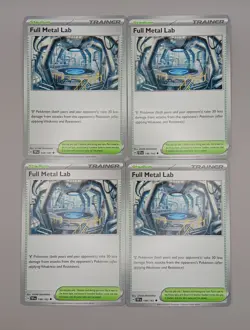 Full Metal Lab 148/162 Temporal Forces Pokemon Card Set x4 Playset - Image 1
