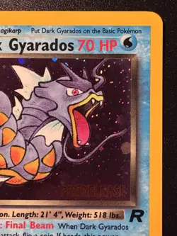 Prerelease Dark Gyarados 8/82 Team Rocket Pokemon Card Holo Foil Rare Near Mint - Image 4