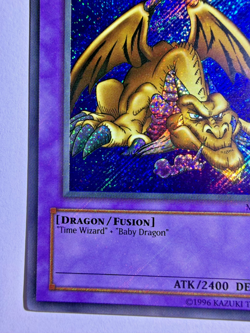 Yu-Gi-Oh! SECRET RARE CARD THOUSAND DRAGON MRD-143 1996 VINTAGE PRINT - Image 5