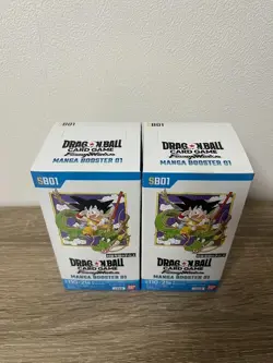 2 Box Dragon Ball Super Card Game Fusion World MANGA Booster 01 pack Box SB01 - Image 2