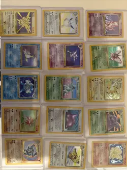 Pokemon TCG Assorted 1999 Pokemon Base Set Cards LP - Image 1