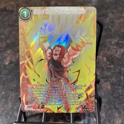 Realm of the Gods Crimson Hero's Strike SPR Foil Dragon Ball Super Card Game NM - Image 1