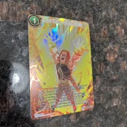 Realm of the Gods Crimson Hero's Strike SPR Foil Dragon Ball Super Card Game NM - Image 3