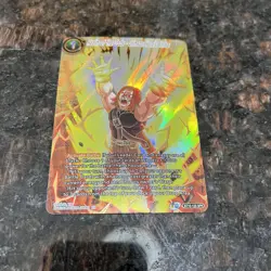 Realm of the Gods Crimson Hero's Strike SPR Foil Dragon Ball Super Card Game NM - Image 4