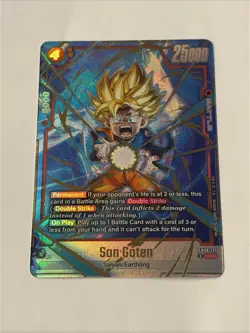 Son Goten FB08-121 SCR Alternate Art Saiyan's Pride Dragon Ball English Card - Image 1