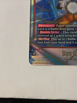 Son Goten FB08-121 SCR Alternate Art Saiyan's Pride Dragon Ball English Card - Image 4
