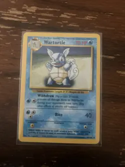 Pokemon TCG Wartortle Base Set Regular Card 42/102 - Image 1