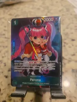 Perona (Illustration Box Vol.4) OP09-034 One Piece Promotion Cards Foil SEALED - Image 1