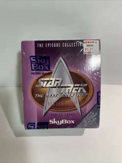 Star Trek The Next Generation Season 4 Factory Sealed Trading Card Box Skybox - Image 1