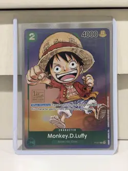 Monkey D Luffy P-037 1st Anniversary Tournament Promo Holo One Piece Card Eng - Image 1