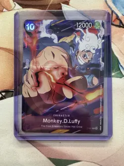 One Piece TCG Monkey.D.Luffy P-041 Bandai Card Game Promo - Image 5