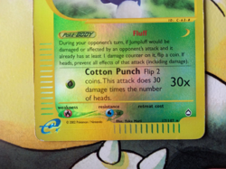 Jumpluff 17/147 Aquapolis Reverse Holo Rare Pokemon Card - LP - Image 4