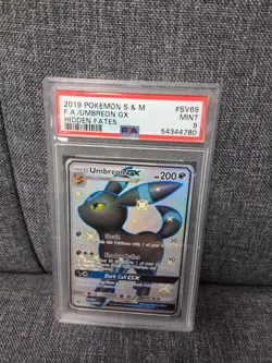 Umbreon Gx Sv69/sv94 PSA 9 Mint 2019 Pokemon S & M F.A. Hidden Fates TCG Card - Image 2