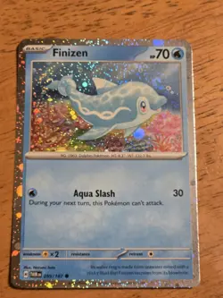 Finizen59 and Palafin 60 Reverse Holo Foil Pokemon Cards! - Image 2