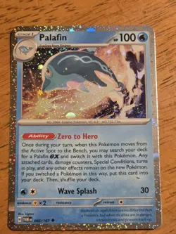 Finizen59 and Palafin 60 Reverse Holo Foil Pokemon Cards! - Image 3