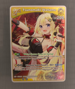 Hololive OFFICIAL CARD GAME Tsunomaki Watame (RR) hBP03-072 Elite Spark English - Image 1