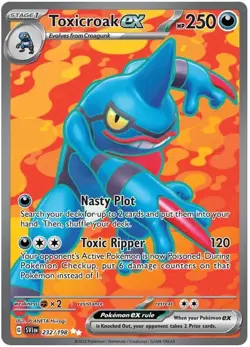 Toxicroak ex 232/198 SV01: Scarlet & Violet Base Set - Pokemon Card - NM - Image 1