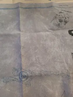 1994 SpellGround Playmat Grey Gray V1 Original 2 Player Khalsa Brain Games Signt - Image 3