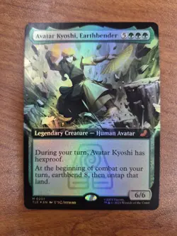 Avatar Kyoshi, Earthbender (Extended Art) #201 Foil Avatar: The LAST Airbender - Image 1