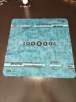 Magic The Gathering World Championship Playmat 2000 MTG Signed by top 3 OOAK! - Image 1