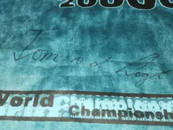 Magic The Gathering World Championship Playmat 2000 MTG Signed by top 3 OOAK! - Image 3