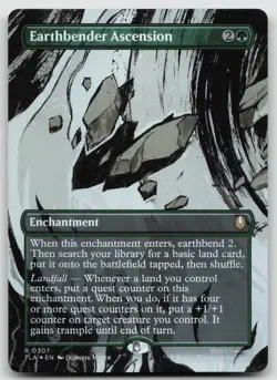 Earthbender Ascension (Borderless) R Foil Avatar: The Last Airbender 307 NM - Image 1