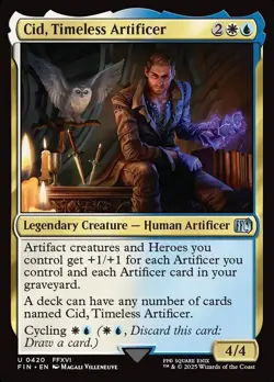 MTG Final Fantasy U Cid, Timeless Artificer (((#0420))) - Image 1