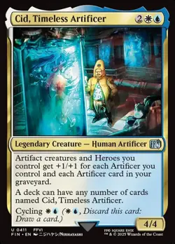 MTG Final Fantasy U Cid, Timeless Artificer (((#0411))) - Image 1