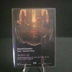 Magic The Gathering Sacred Foundry (Borderless) Edge of Eternities Regular - Image 1