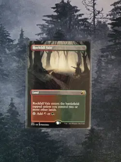 Rockfall Vale (Borderless) Innistrad: Midnight Hunt Regular - Image 1