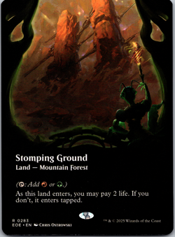 Stomping Ground (Borderless) - Magic: The Gathering - Edge of Eternities Regular - Image 1