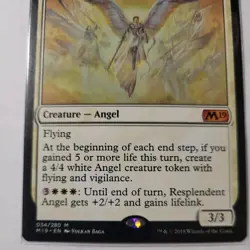 Resplendent Angel - Core Set 2019 #034/280 MTG Magic The Gathering - Image 2