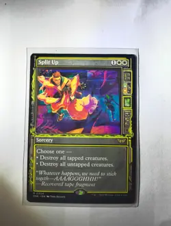 WOTC Duskmourn: House of Horror Split Up (Showcase) (R) (Foil) NM - Image 2