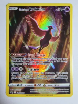 Galarian Articuno SWSH282 PROMO BLACK STAR HOLO Sword & Shield Pokemon NM - Image 1
