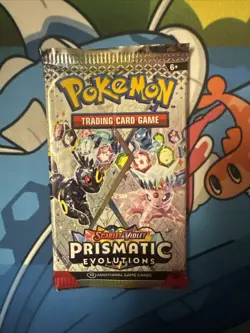 Pokemon Prismatic Evolutions Single Booster Pack - Image 1