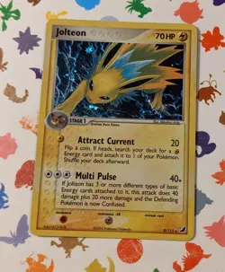 Pokemon TCG Jolteon 8/115 Unseen Forces Holo Rare English 2005 - Image 1