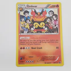Emboar Holo Rare Legendary Treasures 27/113 LP Pokemon TCG - Image 1
